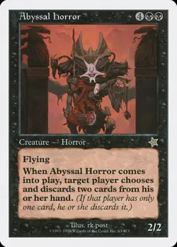 MTG Abyssal Horror - Starter 1999 #63 - Image 1