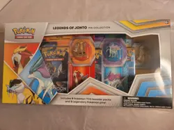 Pokemon LEGENDS of JOHTO Pin Collection~9 Packs 3 Pins~ BONUS Battle Deck~SEALED - Image 2