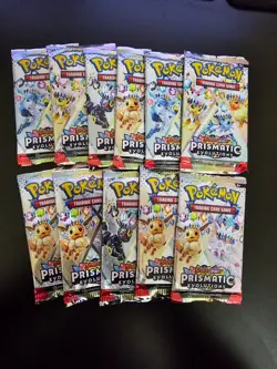 Pokemon TCG Prismatic Evolutions Booster Packs X11 - Image 2