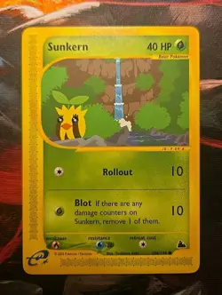 Sunkern 106/144 Skyridge E Reader Regular - 2003 Vintage Pokemon ??NM+ Clean! - Image 1