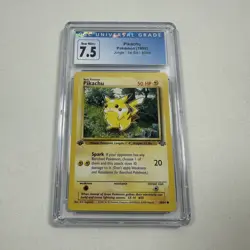 CGC 7.5 Pikachu 60/64 1st Edition Pokemon Jungle Mint 3036 - Image 1
