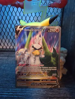 Holo Galarian Sirfetch'd V Full Art 174/185 Ultra Rare Vivid Voltage Pokemon TCG - Image 1