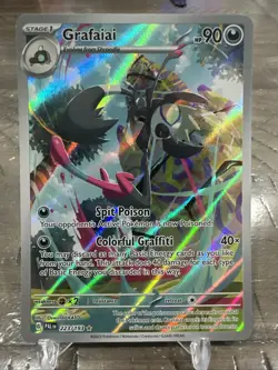Grafaiai 223/193 Sv02: Paldea Evolved Holo Illustration Rare Pokemon TCG - Image 1