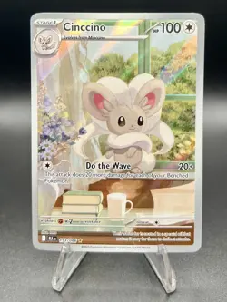 Pokemon TCG - Cinccino 153/086 Full Art Illustration Rare Black Bolt White Flare - Image 1