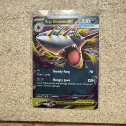 Mega Sharpedo ex 61/94: Phantasmal Flames Pokemon TCG Near Mint - Image 1