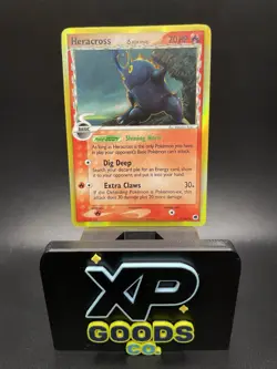 Heracross 3/101 Dragon Frontiers Delta Species Reverse Holo Pokemon EX TCG - Image 1