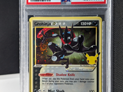 SWIRL Greninja Gold Star SWSH144 PSA 9 Celebrations Promo Pokemon TCG - Image 3