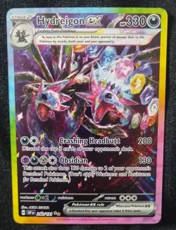 Hydreigon ex 240/191 ( SIR ) Surging Sparks Terra Pokemon TCG- Mint Condition - Image 1