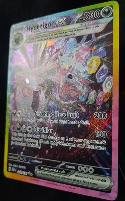 Hydreigon ex 240/191 ( SIR ) Surging Sparks Terra Pokemon TCG- Mint Condition - Image 2