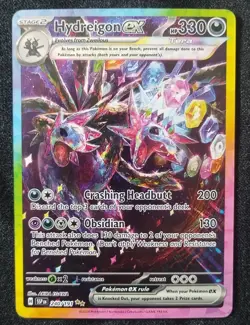 Hydreigon ex 240/191 ( SIR ) Surging Sparks Terra Pokemon TCG- Mint Condition - Image 4
