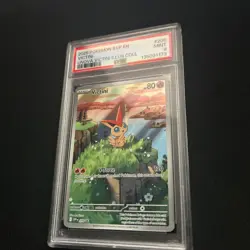 2025 POKEMON SVP EN-SV BLACK STAR PROMO #208 VICTINI PSA 9 - Image 1