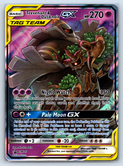 Pokemon TCG Promo SM217 Trevenant & Dusknoir GX NM - Image 1
