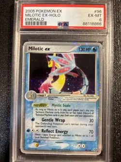 2005 Pokemon EX Rare Holo Milotic 96/106 EX-MT PSA 6 - Image 1