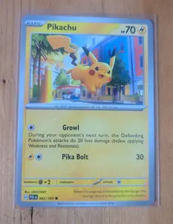 Pikachu - 062/193 Common - Scarlet and Violet Paldea Evolved Pokemon - Image 1