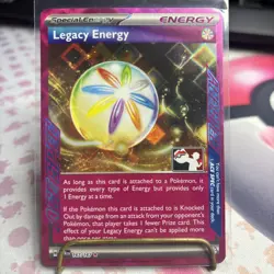 167/167 Legacy Energy Prize Pack Series 6 Stamped Play Pokemon TCG Ace Spec - Image 1