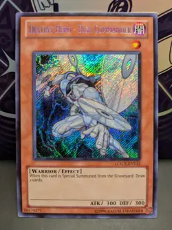 ?? Destiny HERO - Disk Commander - LCGX-EN133 - Secret Rare ( NM ) YuGiOh ?? - Image 1