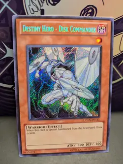 ?? Destiny HERO - Disk Commander - LCGX-EN133 - Secret Rare ( NM ) YuGiOh ?? - Image 2