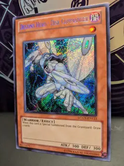 ?? Destiny HERO - Disk Commander - LCGX-EN133 - Secret Rare ( NM ) YuGiOh ?? - Image 3