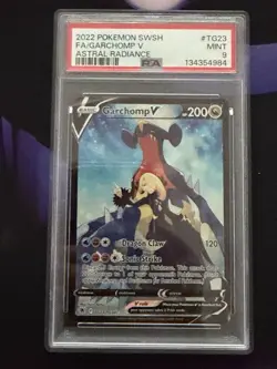Garchomp V #TG23/TG30 PSA 9 Pokemon Astral Radiance - Image 1