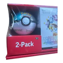 2 POKEMON PRISMATIC EVOLUTIONS ETB ELITE TRAINER BOX & POKEBALL SAMS CLUB BUNDLE - Image 2