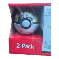 2 POKEMON PRISMATIC EVOLUTIONS ETB ELITE TRAINER BOX & POKEBALL SAMS CLUB BUNDLE - Image 5
