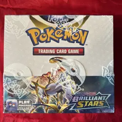 Pokemon TCG Sword & Shield Brilliant Stars Factory Sealed Booster Box - Image 1