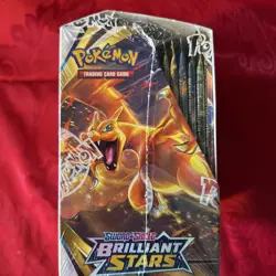 Pokemon TCG Sword & Shield Brilliant Stars Factory Sealed Booster Box - Image 3