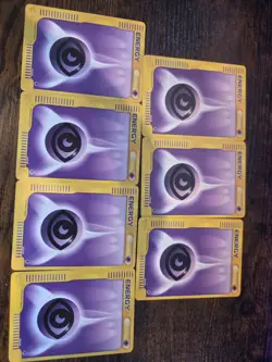 Pokemon TCG Expedition Base Set Psychic Energy X 7, Regular Common - Image 1