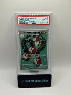 2025 Pokemon Black Bolt #96 Amoonguss illustration Rare in a PSA Gem Mint 10! - Image 1