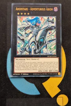 DUAD-EN045 Argostars - Adventurous Arion Ultra Rare 1st Ed YuGiOh - Image 1