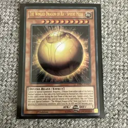 The Winged Dragon of Ra - Sphere Mode Yu-Gi-Oh! DPBC-EN001 1st Ultra Rare NM - Image 1