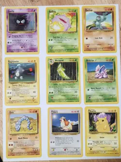 Pokemon BASE SET - 62 NON-HOLO CARD LOT - NO SHADOWLESS -- NO 1ST EDITIONS - Image 3