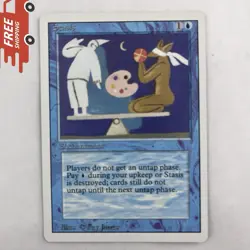 MTG Stasis Revised Magic The Gathering TCG Card - Image 1