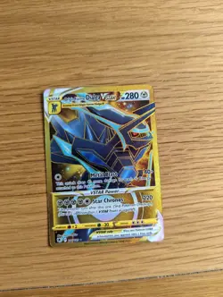 Origin Forme Dialga VSTAR 210/189 Astral Radiance Gold Secret Rare Pokemon Card - Image 1