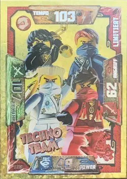 LEGO Ninjago Trading Card Game Serie 1 LE8 „Techno Team“ - Image 1