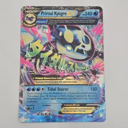 Pokemon Mega Primal Kyogre EX Holo Rare Card 55/160 XY Primal Clash (Jumbo) - Image 1