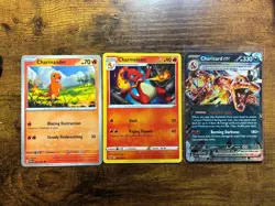 Charizard Holo 054/091 Charmander Charmeleon Evolution 3 Card Set Pokemon TCG - Image 1