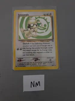 Smeargle - 30/75 - Pokemon Neo Discovery Unlimited Rare Card WOTC NM CB1S3 - Image 1