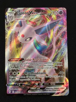 Espeon Vmax 065/203 Evolving Skies Full Art Ultra Rare Pokemon Card NM - Image 1