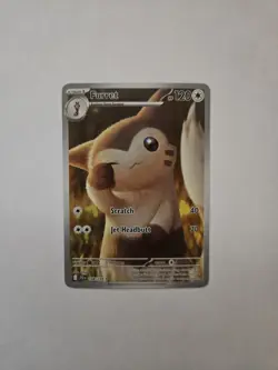Pokemon TCG Furret 168/159 SV09: Journey Together Illustration Rare Card - NM - Image 1