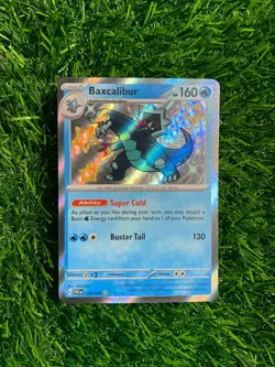 Baxcalibur Paldean Fates Shiny Ultra Rare Pokemon TCG Card 130/091 - Image 1