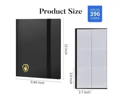 Premium 396 Pocket Trading Card Binder - Side Loading Collector Album - Image 2