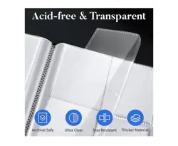 Premium 396 Pocket Trading Card Binder - Side Loading Collector Album - Image 3