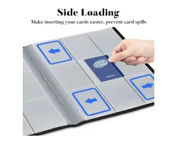 Premium 396 Pocket Trading Card Binder - Side Loading Collector Album - Image 4