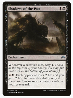 Shadows of the Past - Magic Origins (ORI) (x4) PLAYSET MtG Magic the Gathering - Image 1