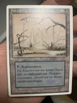 German Misprint Drudge Skeletons Swamp With Regenerate • NM • Mtg (57) - Image 1