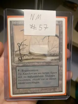 German Misprint Drudge Skeletons Swamp With Regenerate • NM • Mtg (57) - Image 5