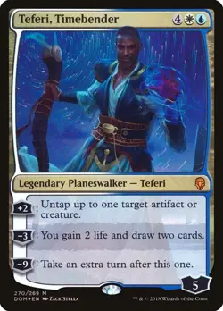 TEFERI, TIMEBENDER (FOIL) (DOM) Dominaria - MTG - LP - Image 1