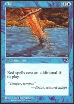MTG Chill, Tempest, Heavily Played, English - Image 1
