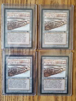 MAGIC THE GATHERING Lot of Four (4) STRIP MINE ANTIQUITIES Very Nice Condition - Image 1